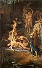 Emile Levy Death of Orpheus painting